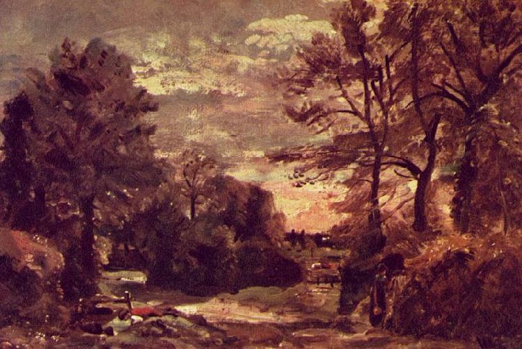 John Constable Landweg Sweden oil painting art